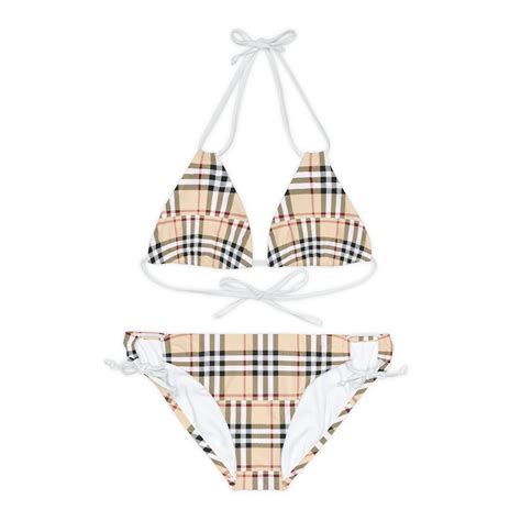 two-piece burberry swimsuit women|burberry bikini etsy.